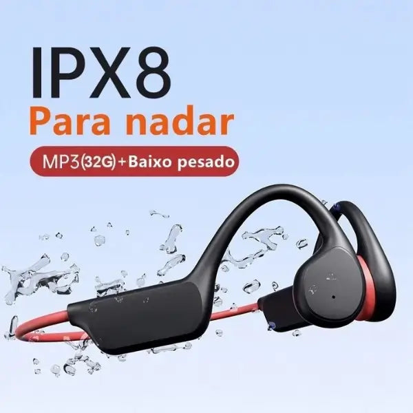 Fone Condução Óssea Esportes a Prova D'água Bluetooth - Better