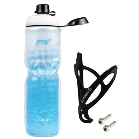 🚴💧 Garrafa Térmica 700ml + Suporte Absolute