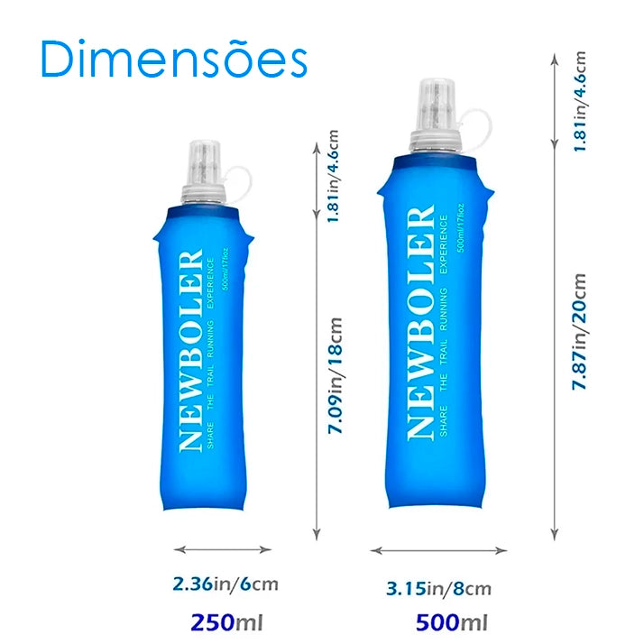 Garrafa Squeeze TPU Silicone Hidratação - Better