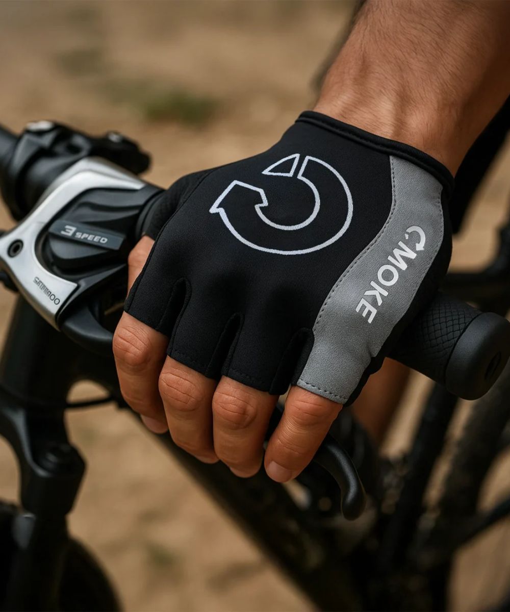 Luva de Ciclismo Meio Dedo com Gel