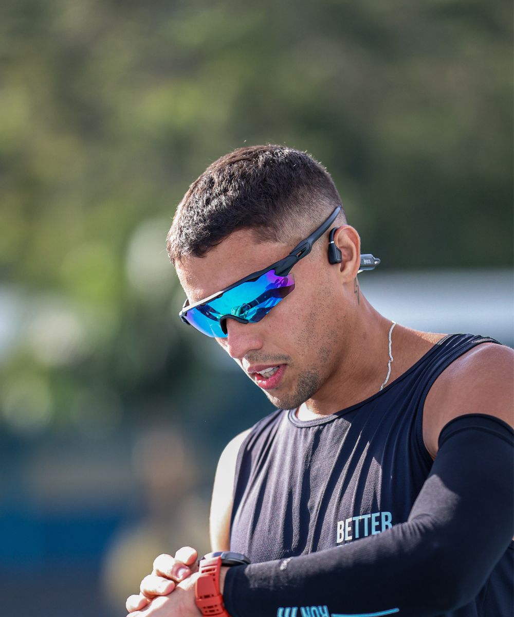 Óculos Esportivo Atlethic Run - Azul Claro