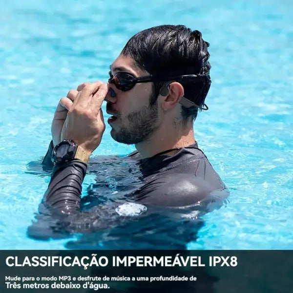 Fone Condução Óssea Esportes a Prova D'água Bluetooth - Better