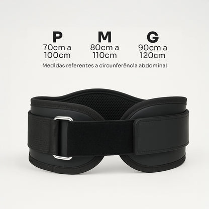 Cinturão Cinta de Musculação Treino Proteção Lombar Abdominal - Better