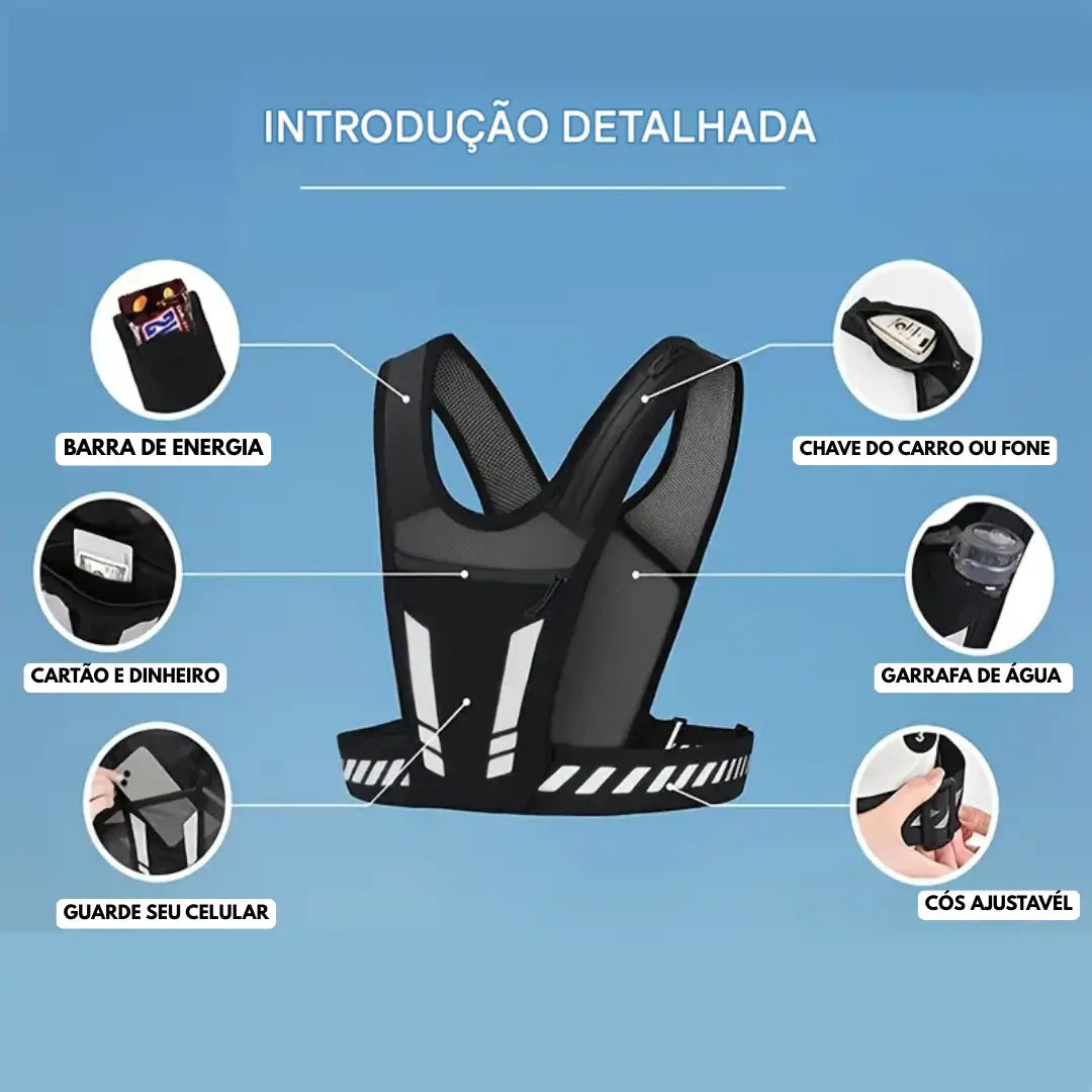 Colete Esportivo Refletivo Runner - Better Run