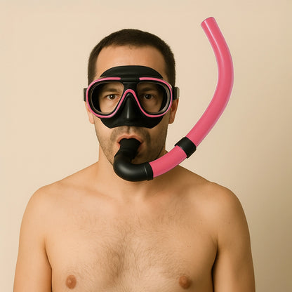 Conjunto para Mergulho Máscara Respirador Snorkel Profissional - Better