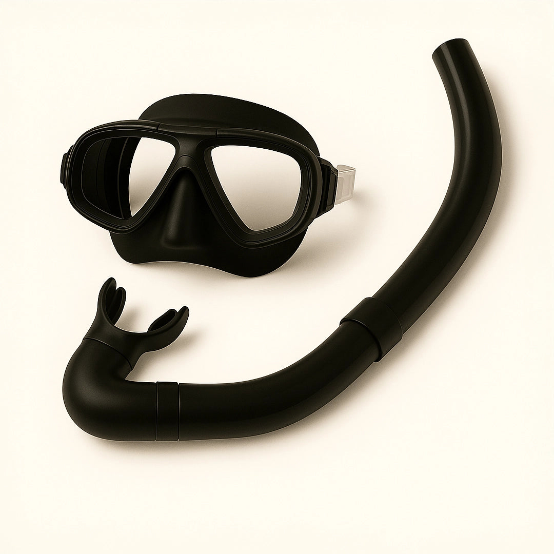 Conjunto para Mergulho Máscara Respirador Snorkel Profissional - Better