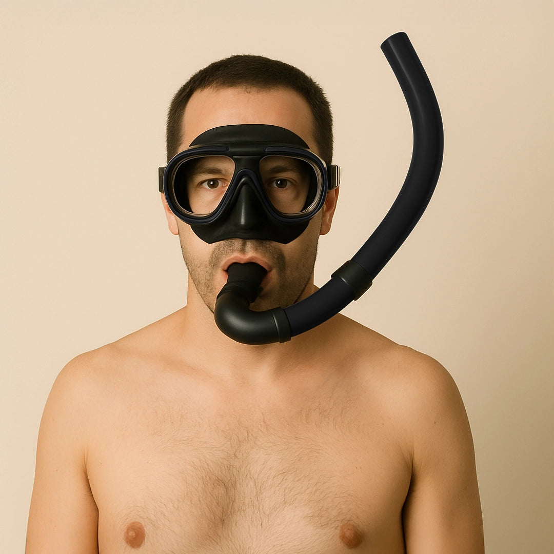 Conjunto para Mergulho Máscara Respirador Snorkel Profissional - Better