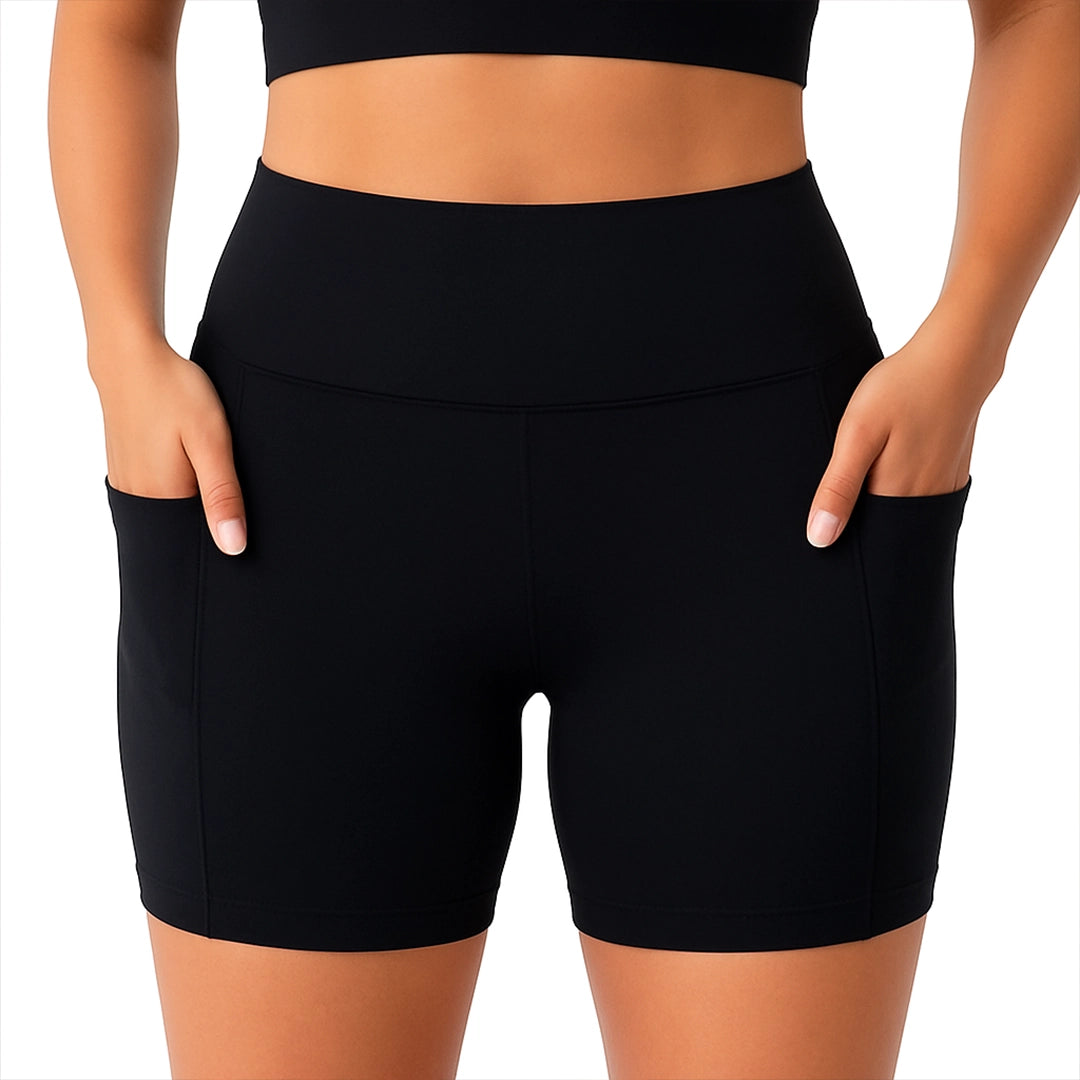 Shorts Feminino Cós Alto Zero Transparência Proteção UV50+- Better