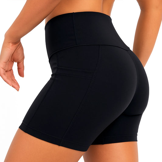 Shorts Feminino Cós Alto Zero Transparência Proteção UV50+- Better