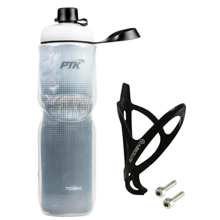🚴💧 Garrafa Térmica 700ml + Suporte Absolute
