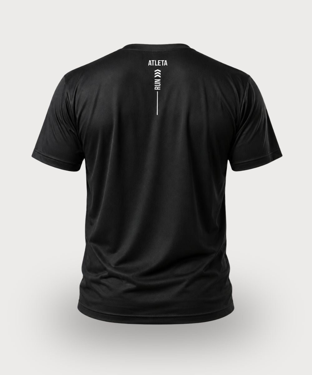 Camiseta Treino Tecnológica Poliamida Proteção UV50+ - Preta