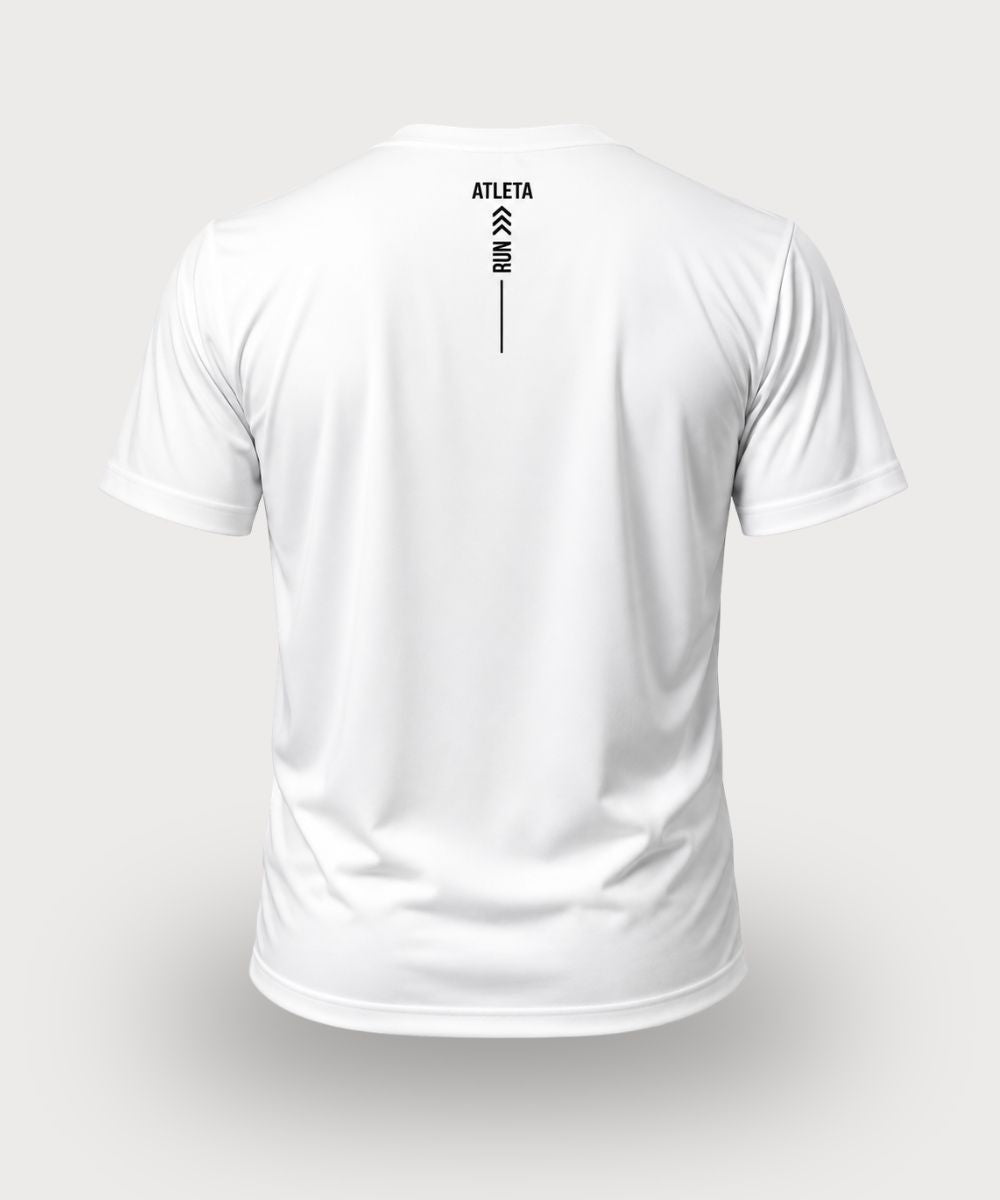 Camiseta Treino Tecnológica Poliamida Proteção UV50+ - Branca