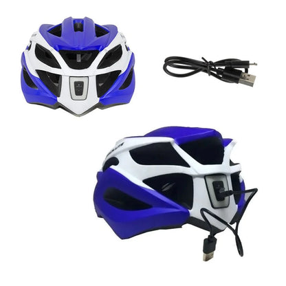Capacete de Policarbonato Bike MTB com Led Traseiro Recarregável com Viseira - Better