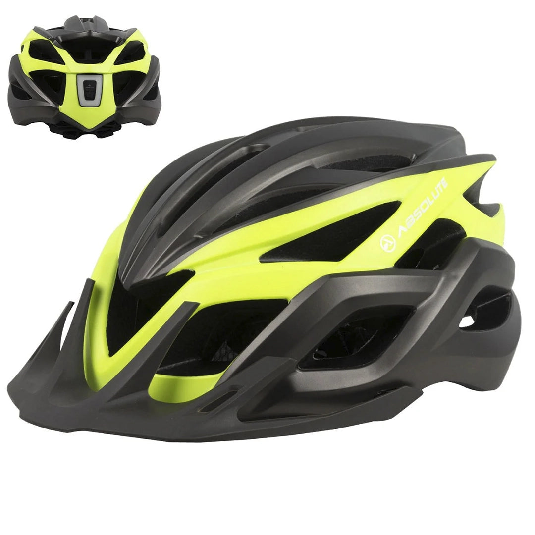 Capacete de Policarbonato Bike MTB com Led Traseiro Recarregável com Viseira - Better