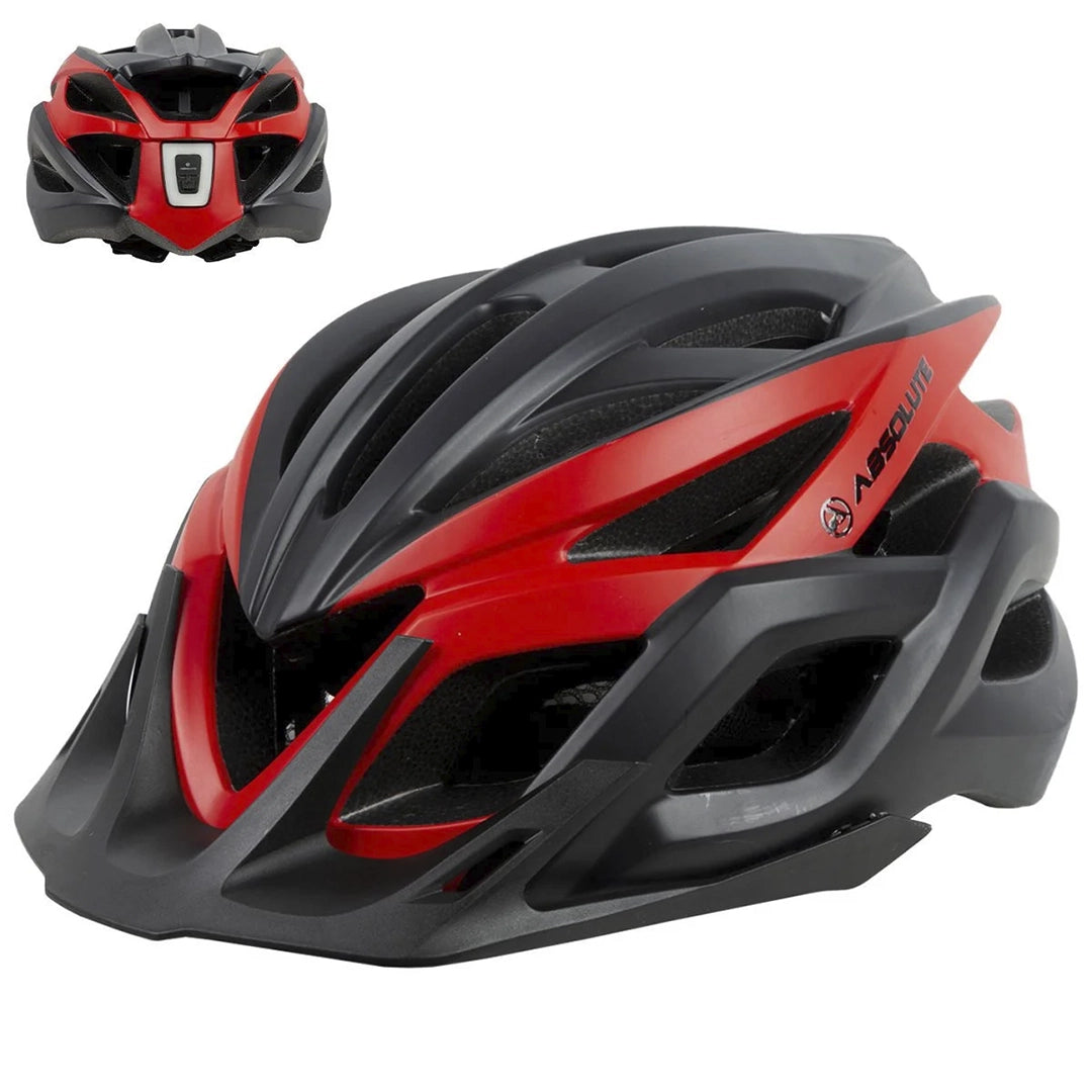 Capacete de Policarbonato Bike MTB com Led Traseiro Recarregável com Viseira - Better