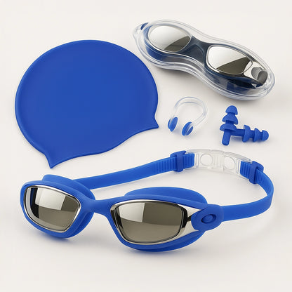 Conjunto Start Natação 4 em 1 - Óculos com Touca, Clip Nasal e Protetores de Ouvido - Better