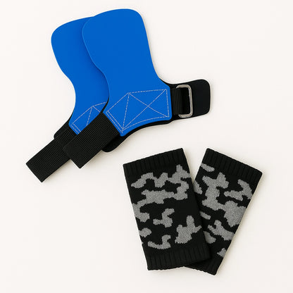 Kit Hand Grip Cross Funcional + Munhequeira Atoalhada Poliamida - Better