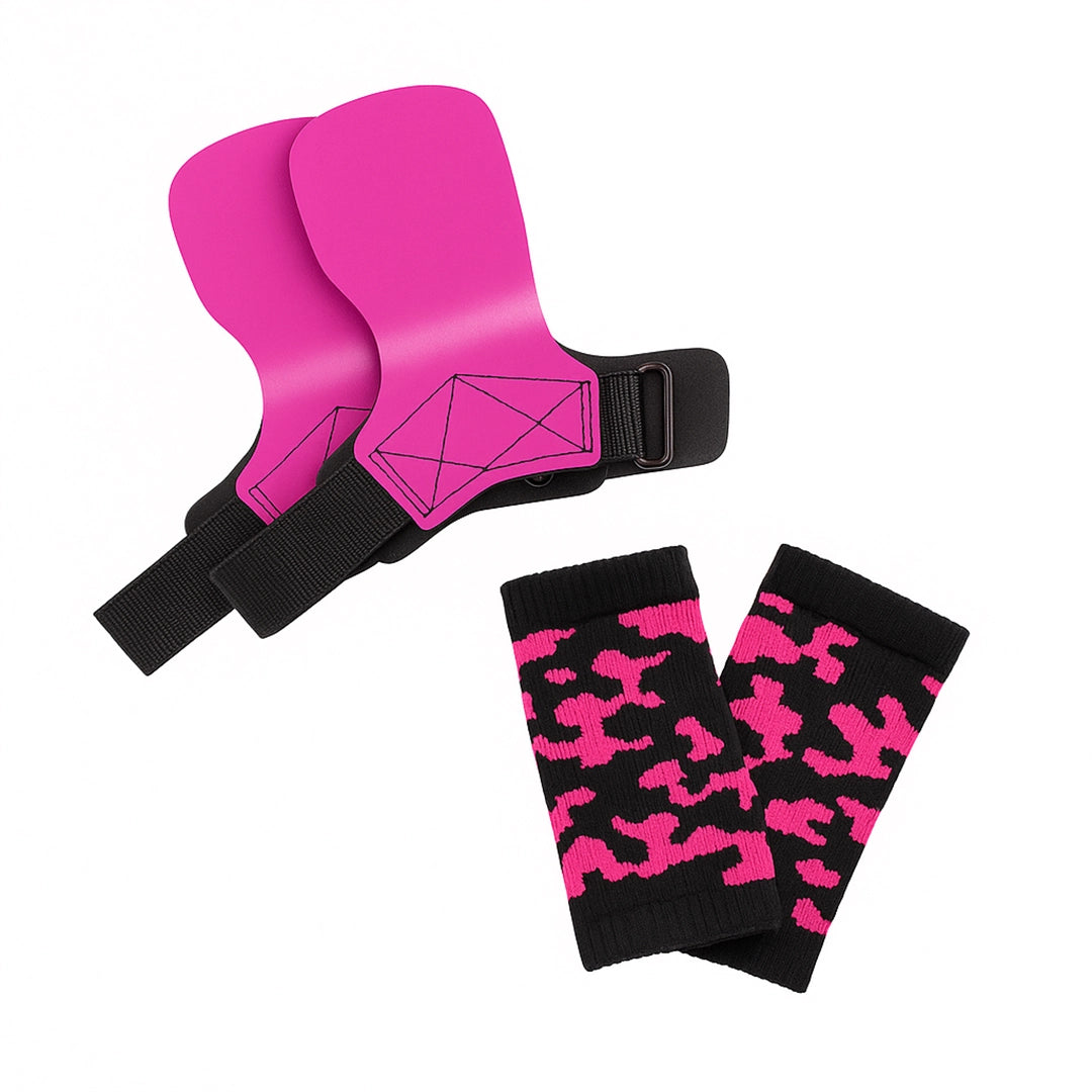 Kit Hand Grip Cross Funcional + Munhequeira Atoalhada Poliamida - Better