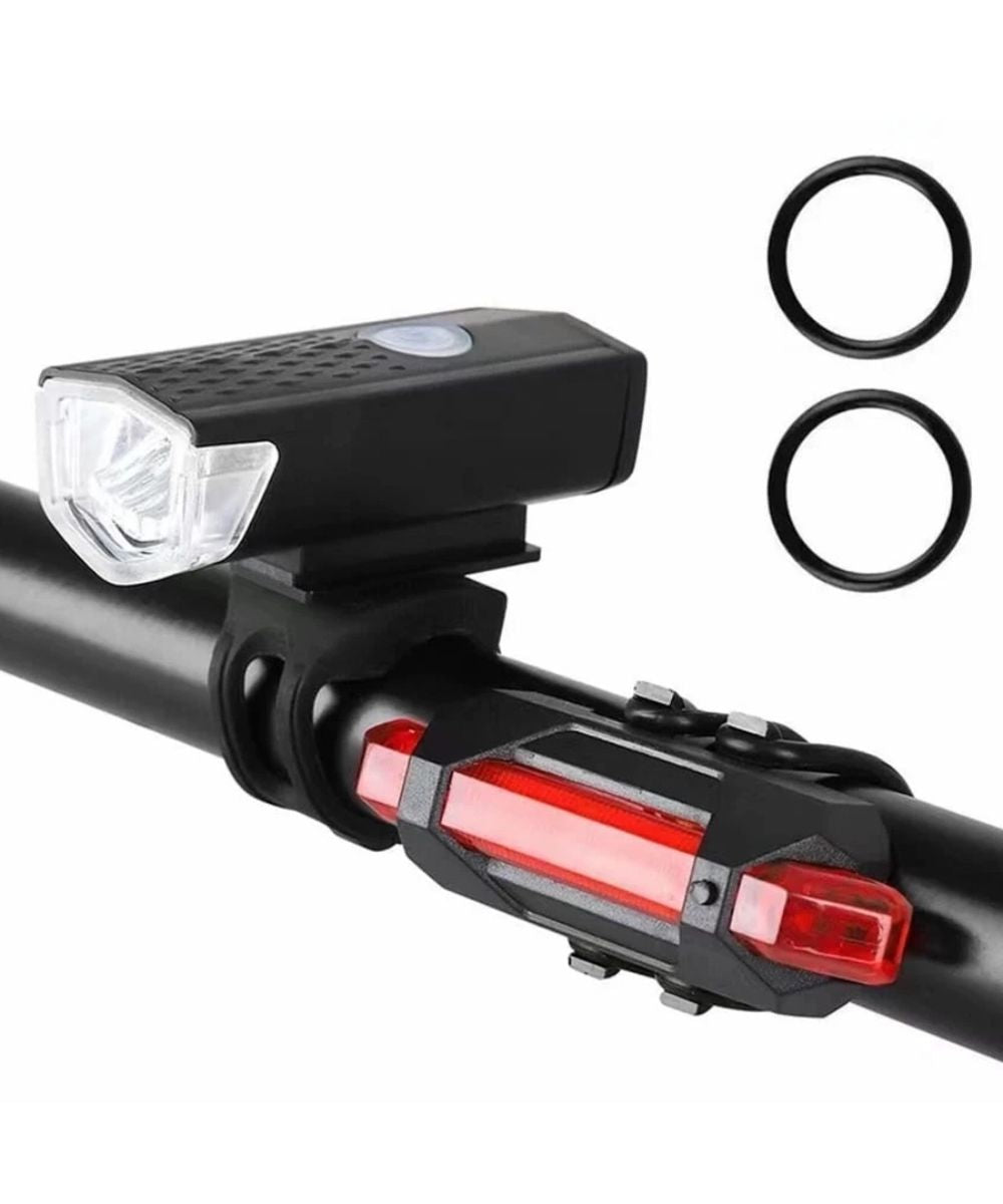 Kit Lanterna LED para Bicicleta Frente e Traseira