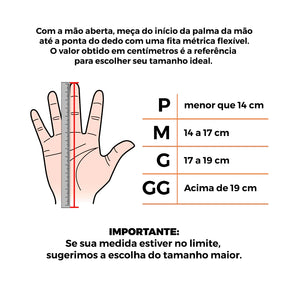 Luva Hand Grip para Cross Alta Aderência - Better