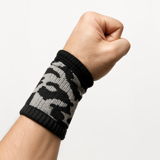 Munhequeira Esportiva Treino Canelada Atoalhada Poliamida - Better