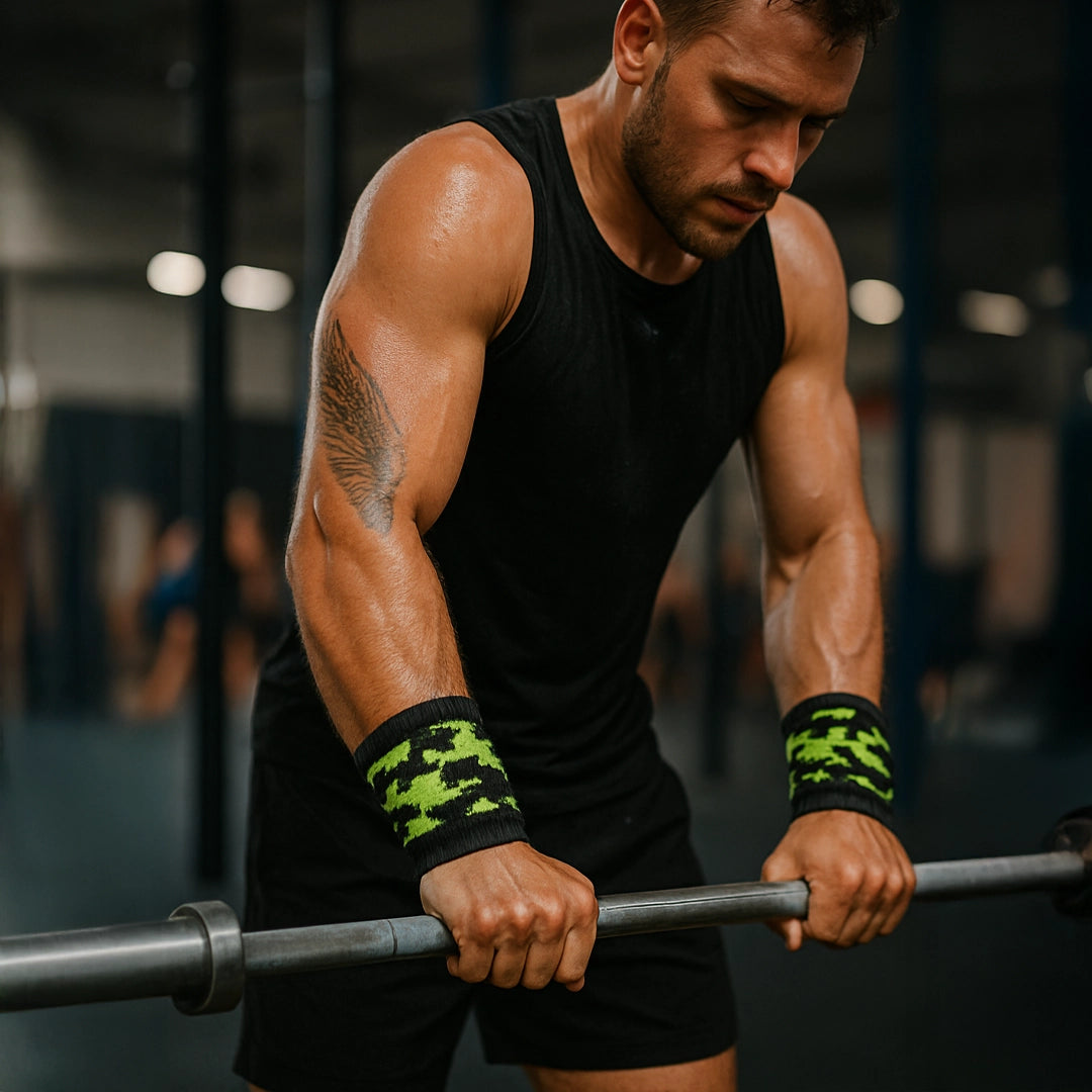 Munhequeira Esportiva Treino Canelada Atoalhada Poliamida - Better