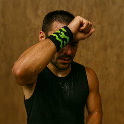 Munhequeira Esportiva Treino Canelada Atoalhada Poliamida - Better