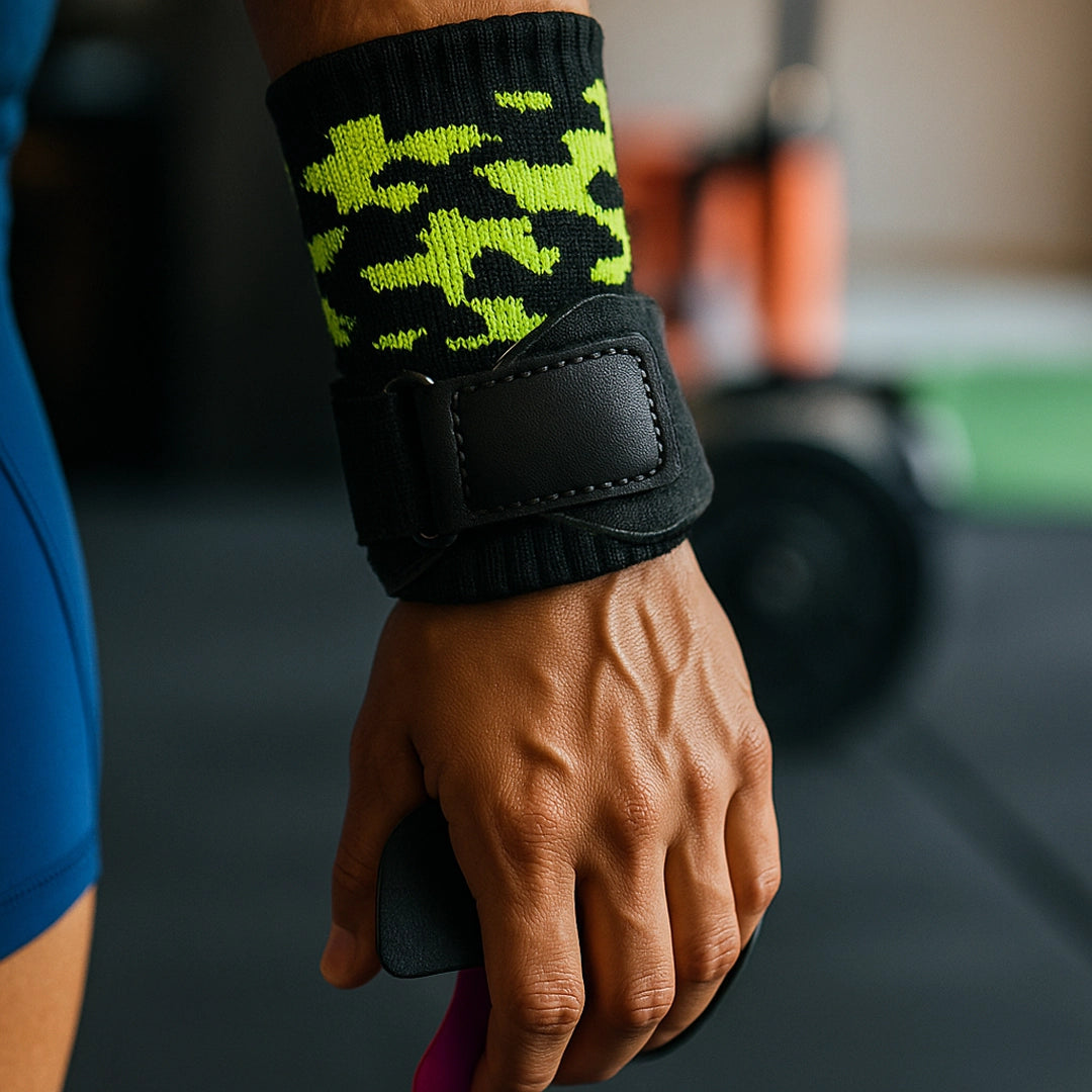 Munhequeira Esportiva Treino Canelada Atoalhada Poliamida - Better